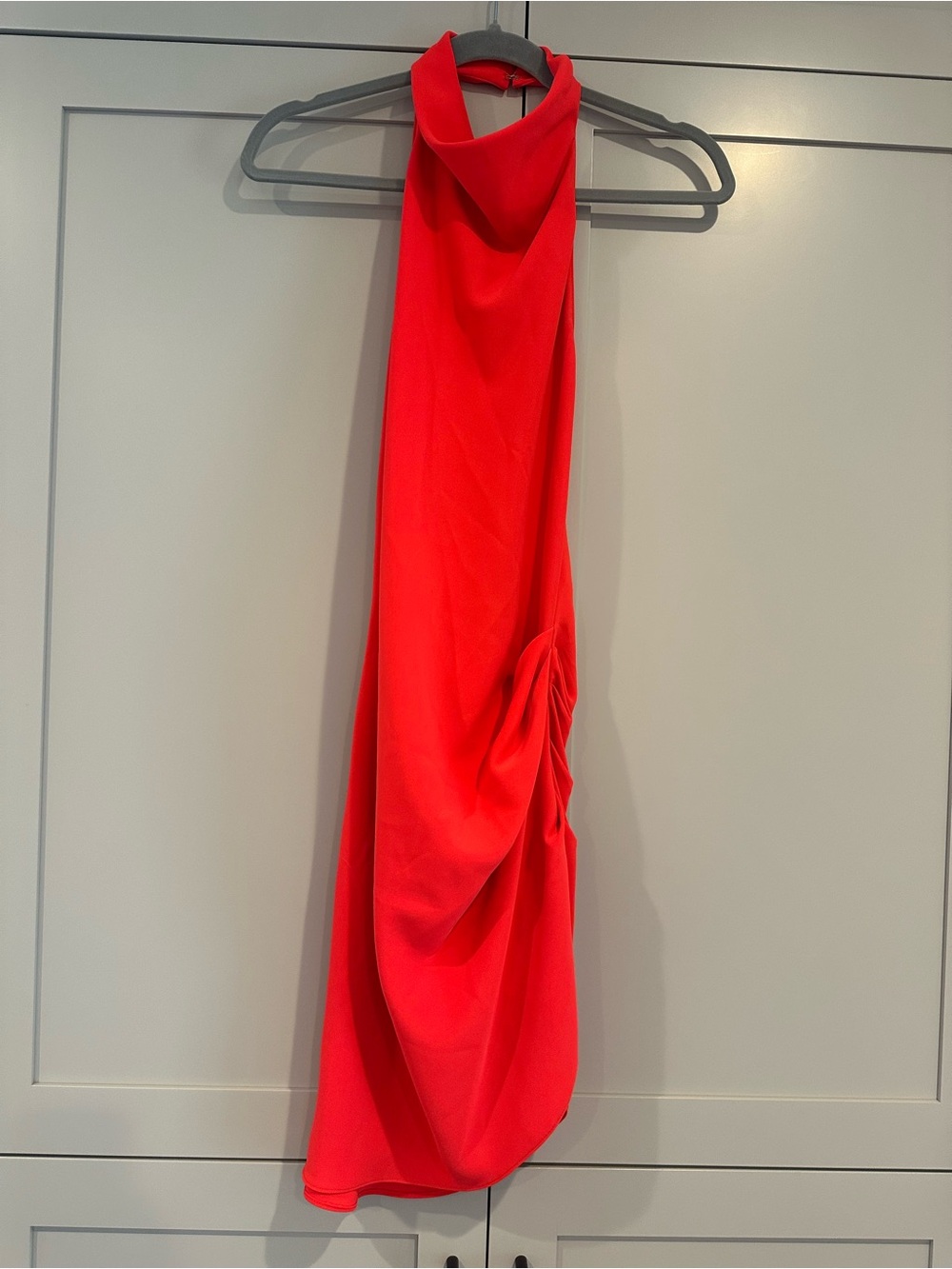 Amanda Uprichard Samba Dress in Crimson